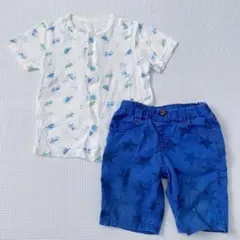 #メッシュ#半袖#パジャマ#未使用#新品#ボタンダウン#綿#コットン#90#95