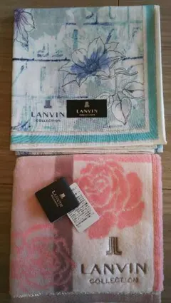 ランバン Lanvin タオルハンカチ ハンカチ 2枚