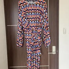 【お値下げしました】ZARA ワンピース Lサイズロングワンピース きれいめ