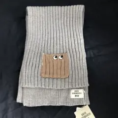 ユニクロ　アニヤハインドマーチ　コラボヒートテックマフラーライトグレー新品タグ付