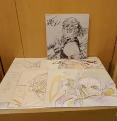 鬼滅の刃 遊郭編 ufotable 購入特典 複製原画コンプ 描き下ろし色紙