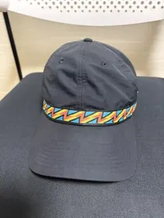 New Era 黒 キャップ カラフルバンド付き