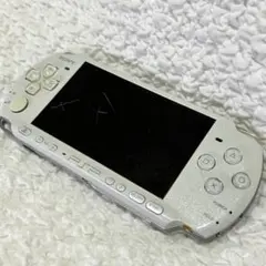 ジャンク品　PSP3000 本体　ホワイト　画面傷あり