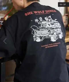 SHE WOLF DINER×FREAK'S STOREビッグシルエットTシャツ