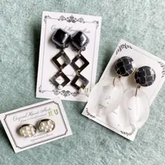 ピアス 3点 まとめ売り No.64