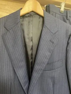 アローズ　グリーンレーベルリラクシング　スーツ　パンツ2本セット　ネイビー