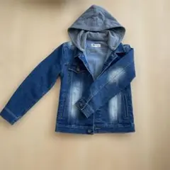 『美品』フード付きデニムジャケット