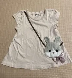 anyFAM エニィファム うさぎポシェット 半袖Tシャツ 90㎝のサムネイル