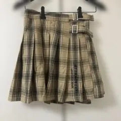 Lovetoxic ミニスカート チェック柄 ブラウン Lサイズ