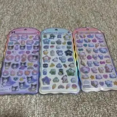 コットンパフィーシール　サンリオ3枚