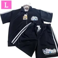【らくろー様専用】サンリオキャラクターズ 半袖ジャージ上下セット他　L 黒