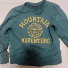 Moujonjon グリーン トレーナー 110サイズ