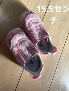 イフミーピンク メッシュ スリッポンシューズ