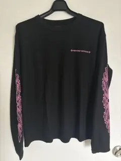 CHROME HEARTS クロムハーツ ロンT ブラック×ピンク - メルカリ
