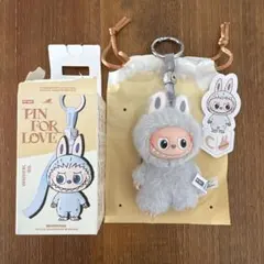 （正規品）POP MART PIN FOR LOVE らぶぶ　グレーC