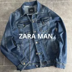 美品⭐︎ZARA ザラ　デニムジャケット　インディゴブルー