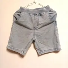 GU ハーフパンツ 110cm　水色　デニム　半ズボン　キッズ　男の子
