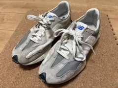 ニューバランスMS327 スニーカー グレー/ホワイト 29cm