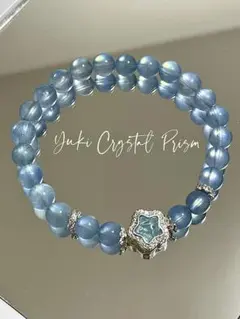 アクアマリン 天然石ブレスレットYuki Crystal Prism