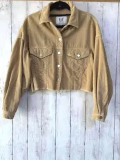 コーデュロイ ショート丈ジャケット