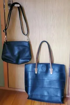 firano　パンチングトートバッグとショルダーバッグ