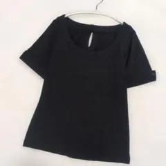 ​美品 ボールジィ トゥモローランド 背面ボタン ストレッチ カットソー 黒38のサムネイル