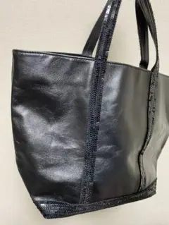 トートバッグ(黒) カーフスキンレザーのサムネイル