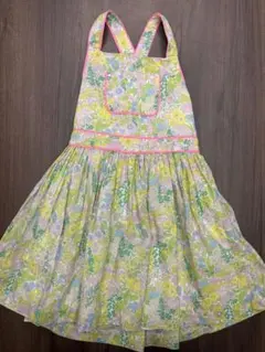 Jacadi 花柄サロペットワンピース 3A