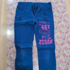 Ziddy ロングパンツ ブルー ロゴプリントのサムネイル