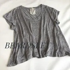 BEARDSLEY ビアズリー　トップス　カットソー　Tシャツ　リネン　グレーのサムネイル