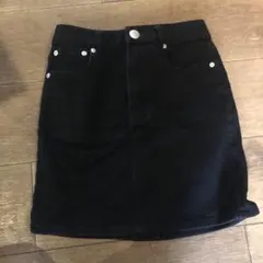 ブラック タイトスカート Mサイズ コットン100%