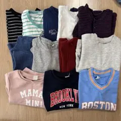 100〜110サイズ polo UNIQLOなど 12点　長袖シャツ トレーナー