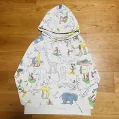 グラニフ　おさるのジョージ パーカー サイズM