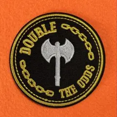 B095 DOUBLE THE ODDS ダブルオッズ　刺繍ワッペン　アイロン