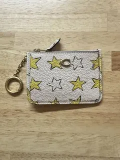 【新品・未使用】coach コーチ　キーケース　パスケース　星柄