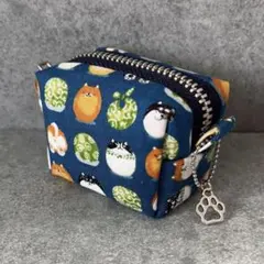 ファスナーポーチ ユキエモン467 ハンドメイド - メルカリ