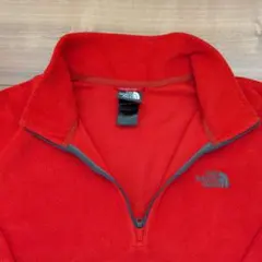 THE NORTH FACE フリース ジップアップ レッド