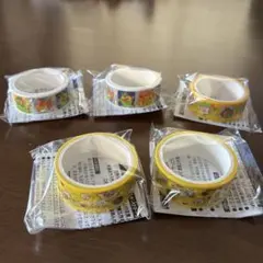 ミスド ポケモン キャラクター柄マスキングテープ5個セット