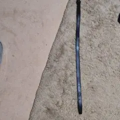 黒いレザー製ベルト