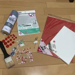 ハンドメイド 手芸材料セット ラッカースプレー ラミネート他