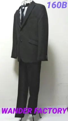 WANDER FACTORY セレモニースーツ160B 　股下76 ネクタイ付