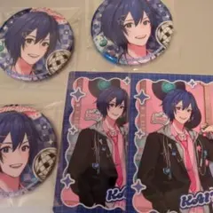 プロセカ KAITO ホログラム缶バッジ カード メロパレ