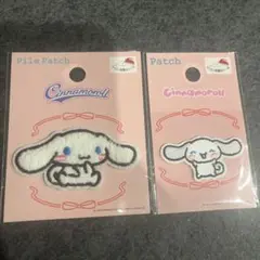 サンリオ シナモロール　シールワッペン 手芸 装飾 セリア キャンドゥ