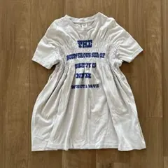 プティマイン・ワンピース・110サイズ・女の子・オシャレ・英字ワンピース