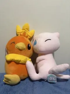 ポケットモンスター　アチャモ、ミュウ ぬいぐるみセット