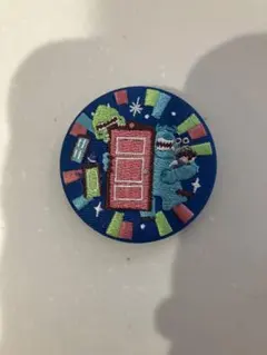 ディズニー　刺繍缶バッジ　バッチ　モンスターズインク