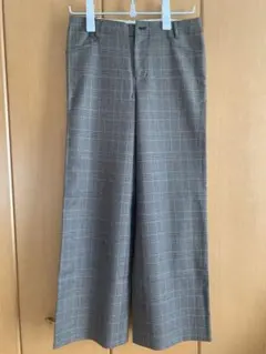 HUMAN WOMAN ヒューマンウーマン チェックパンツ