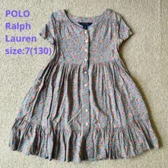 Polo Ralph Lauren フラワープリント 半袖ワンピース 120