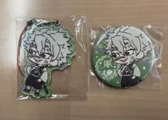 鬼滅の刃 わちゃっと 缶バッジ アクリルキーホルダー 不死川実弥