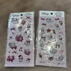 マリーちゃん エポキシラメシール 2枚セット ディズニー